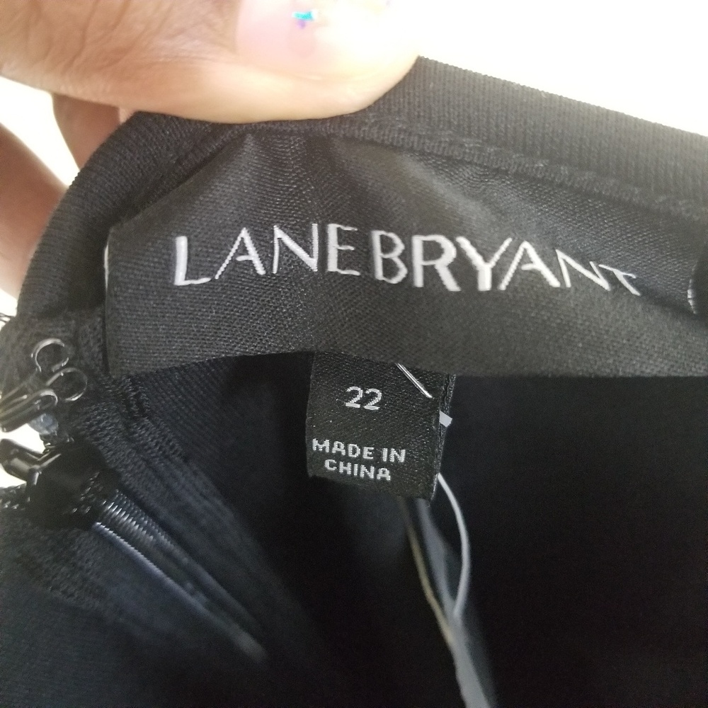 Lane Bryant Fringe Black Dress - Picture 5 of 6